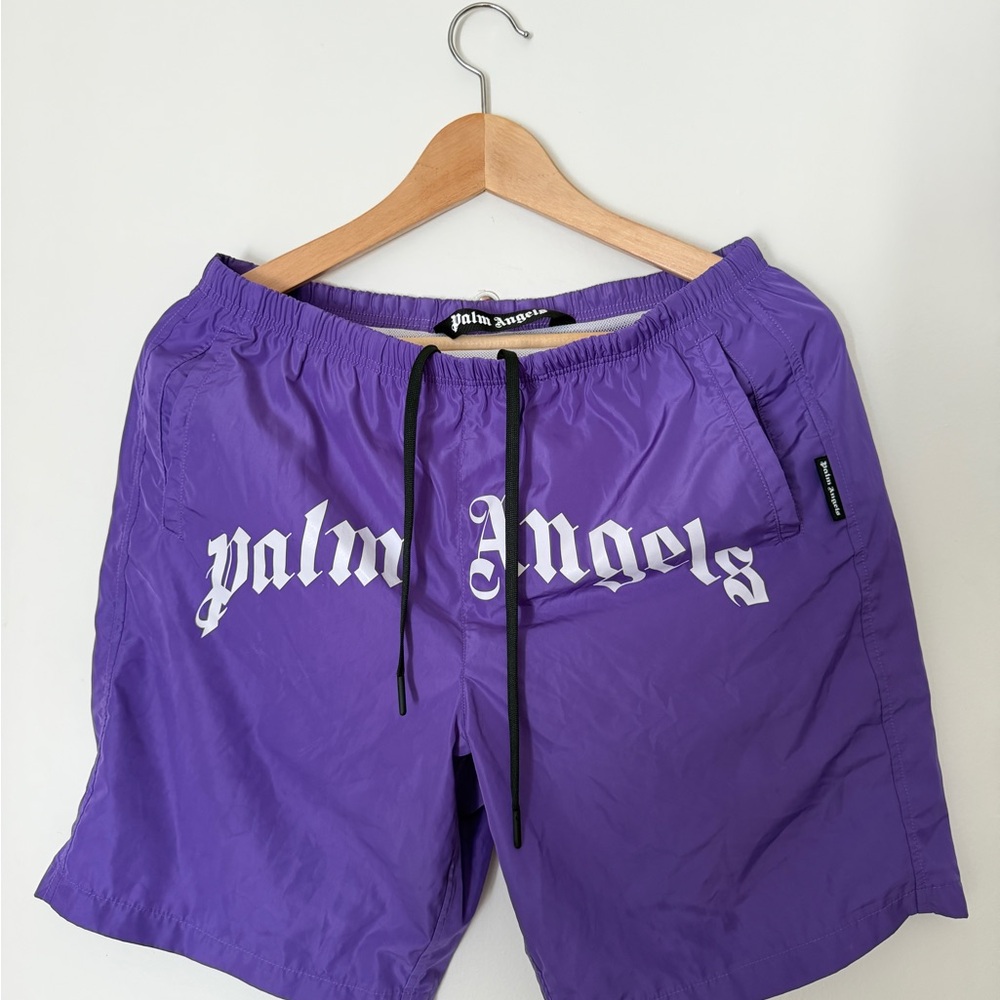 Palm Angels Purple Shorts